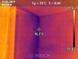 Thermografieaufnahme